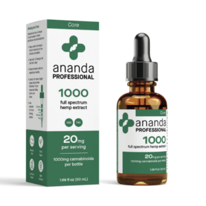 Bottle of Full Spectrum Hemp Extract 1000mg by Ananda Professional sold at Natural Wellness Corner in Concord, NH