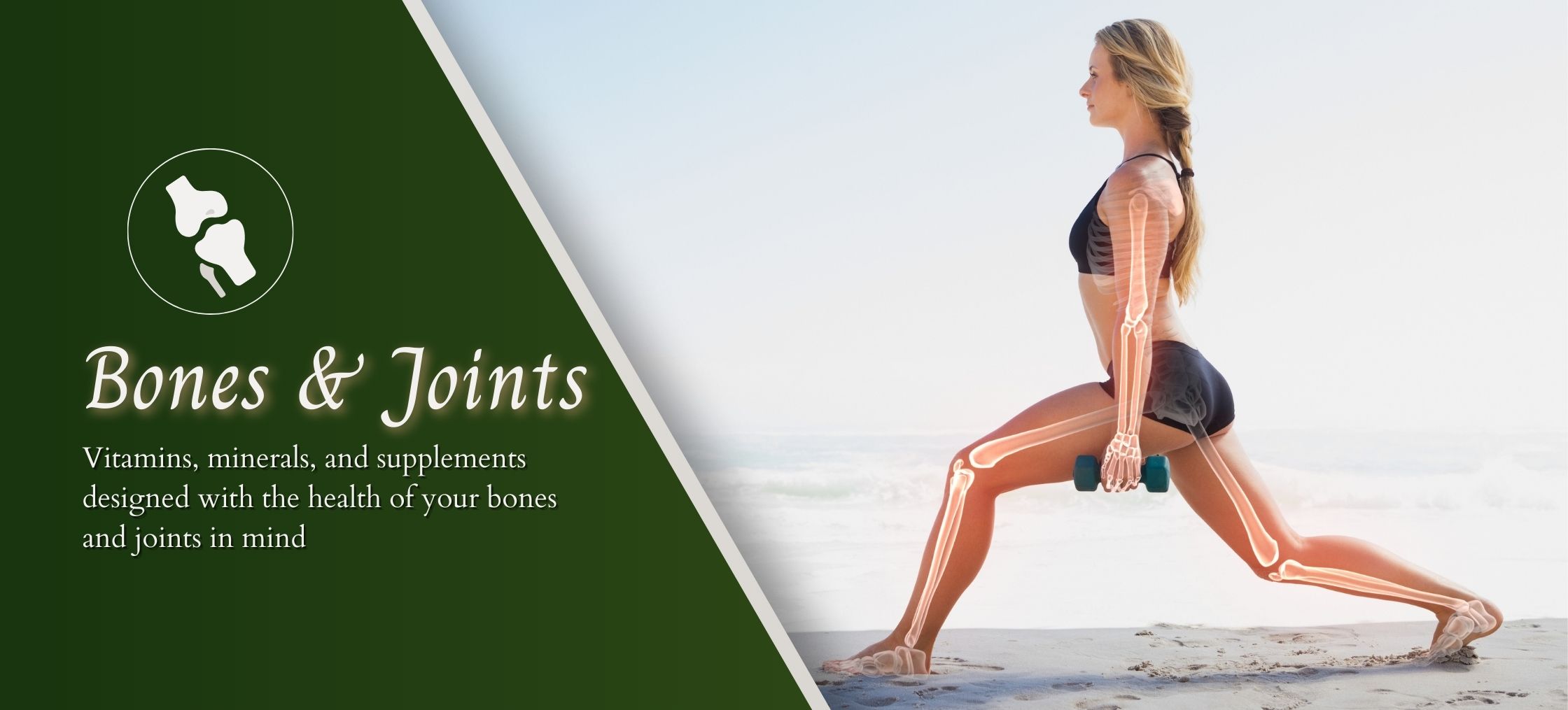 Natural Support for Bones and Joints Banner