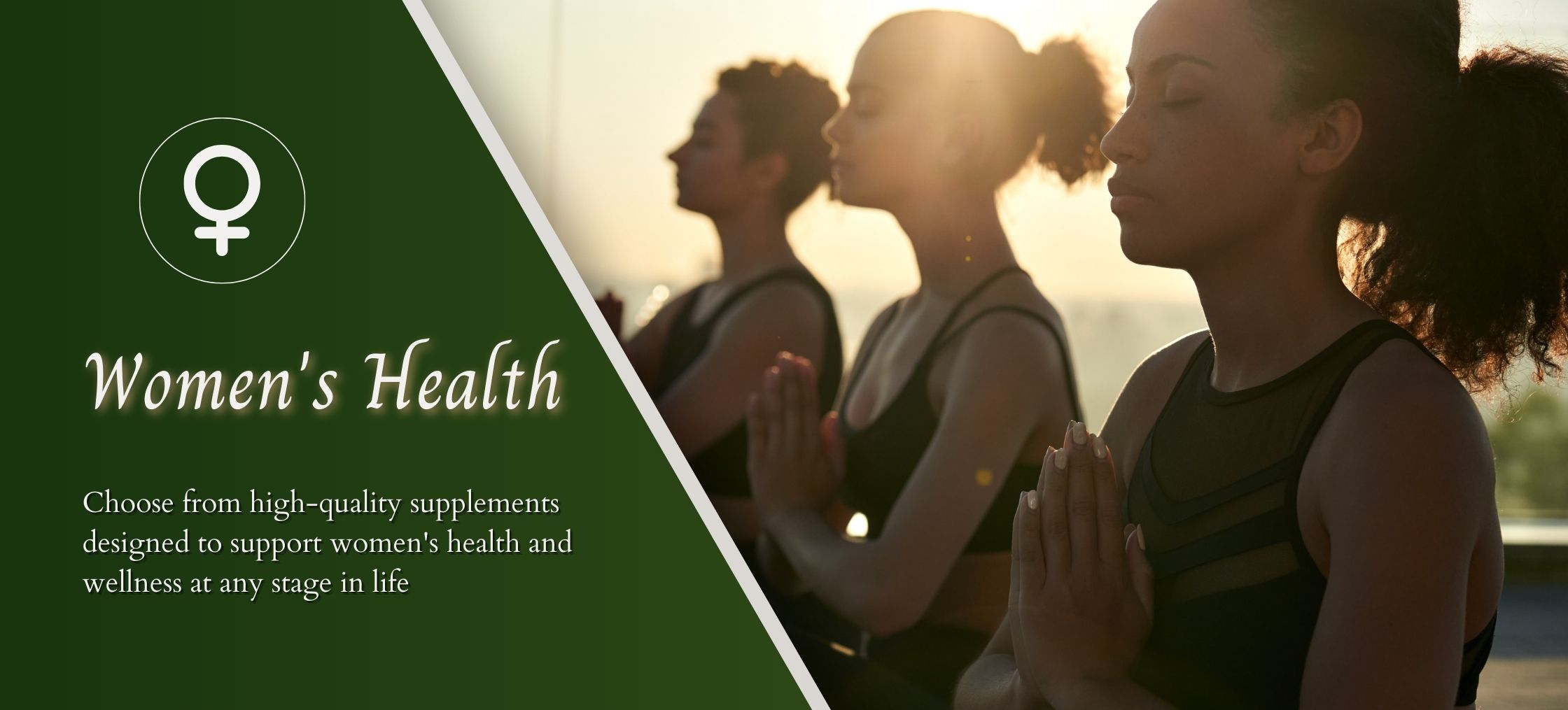 Natural Support for Women's Health Banner